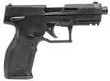 Taurus 1-2TX22141-10 2TX  Full Size Frame 22 LR 10+1 4.60" Matte Black Threaded Barrel, Black Anodized Serrated Slide, Matte Black Polymer Frame w/Picatinny Rail, Textured Grip