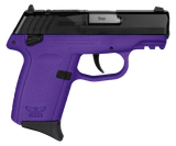 SCCY Industries CPX1CBPURDRG3 CPX-1 Gen3 RDR 9mm Luger 10+1 3.10" Purple Polymer w/Picatinny Rail Serrated Black Nitride SS Slide Purple Polymer Grip