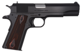 Colt Mfg O1911C 1911 Government 45 ACP 7+1, 5" Stainless National Match Barrel, Blued Serrated Steel Slide & Frame w/Beavertail Double Diamond Checkered Rosewood Grip