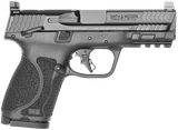 Smith & Wesson 14099 M&P M2.0 *MA Compliant Compact 9mm Luger 10+1 4" Black Armornite Stainless Steel Barrel, Black Cerakote Optic Cut/Serrated Stainless Steel Slide & Polymer Frame w/Picatinny Rail