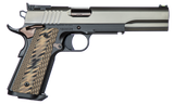 Dan Wesson 01852 Kodiak  10mm Auto Caliber with 6.03" Bull Barrel, 8+1 Capacity, Tri-Tone Black Finish Picatinny Rail & Beavertail Frame, Serrated Matte Gray Slide & Brown G10 Grip