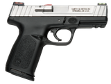 Smith & Wesson 11907 SD VE 9mm Luger Caliber with 4" Barrel, 10+1 Capacity, Matte Black Finish Picatinny Rail Frame, Serrated Stainless Steel Slide, Textured Polymer Grip & HiViz Sights