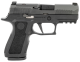 Sig Sauer 320XC9BXR3PR2 P320 XCompact 9mm Luger 15+1 3.60" Carbon Steel Barrel, Black Nitron Optic Ready/Serrated SS Slide, Black Stainless Steel Frame w/Picatinny Rail, Black XCompact Polymer Grips