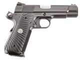 Wilson Combat TCCOM45 Tactical Carry Commander 45 ACP 8+1 4.25" Stainless Steel Barrel, Black Serrated Carbon Steel Slide, Black Armor-Tuff Carbon Steel Frame w/Beavertail, Black G10 Starburst Grip