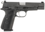 FN 66100256 High Power  9mm Luger 17+1, 4.70" Black Target Crown Steel Barrel, Black PVD Serrated Steel Slide & Steel Frame w/Beavertail, Black Textured Polymer Grip, Ambidextrous
