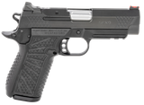 Wilson Combat SFXCPR4 SFX9  Compact Frame 9mm Luger 15+1 4" Stainless Fluted Barrel, Black DLC Serrated Stainless Steel Slide, Black Aluminum Frame w/Beavertail & Picatinny Rail, Black Polymer Grip