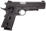 Taurus 1191101B1 1911  Full Size Frame 45 ACP 8+1 5" Matte Stainless Steel Barrel, Matte Black Serrated Steel Slide & Frame w/Beavertail & Picatinny Rail, Black Checkered Polymer Grip, Right Hand