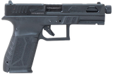Puma APM9MFSPBLK P9x19  Compact Frame 9mm Luger 15+1 4.50" Black Threaded Barrel, Optics Ready/Serrated Steel Slide, Black Polymer Frame w/Accessory Rail, Black Grip