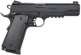Girsan 391049 MC1911 S Influencer Full Size 38 Super 9+1 5" Blued Steel Barrel, Black Optic Ready/Serrated Steel Slide & Frame w/Picatinny Rail & Beavertail, Black Polymer Grip