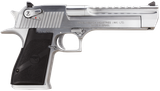 Magnum Research DE44BC Desert Eagle Mark XIX 44 Rem Mag Caliber with 6" Picatinny Barrel, 8+1 Capacity, Overall Brushed Chrome Finish Carbon Steel, Beavertail Frame, Serrated Slide & Black Rubber Grip