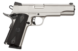 Rock Island 51448 Rock Standard FS 45 ACP 8+1 5" Barrel, Overall Matte Nickel Finish Steel, Beavertail Frame, Serrated Slide & Black Rubber Grip