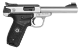 Smith & Wesson 11536 SW Victory Target *MA Compliant 22 LR  5.50" Bull Barrel 10+1,   Stainless Steel Barrel, Slide, &  Frame, Black Polymer Grip with Integrated Target Thumb Rest, Manual Safety