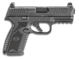 FN 66100587 509M MRD Mid-Size 9mm Luger 15+1 4" Black Recessed Crown Barrel, Matte Black Optic Ready/Serrated Stainless Steel Slide, Matte Black Polymer Frame w/Picatinny Rail, Ambidextrous