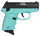 SCCY Industries CPX4CBSBRDRG3 CPX-4 RD 380 ACP 10+1 2.96" SCCY Blue Polymer/Serrated Black Nitride Stainless Steel Slide/Finger Grooved SCCY Blue Polymer Grip