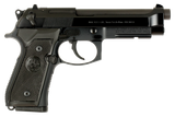 Beretta USA JS92M9A1CA M9A1 *CA Compliant Full Size Frame 9mm Luger 10+1, 4.90" Black Steel Barrel, Black Bruniton Serrated Steel Slide, Black Aluminum Frame w/Picatinny Rail