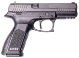 ATI ATIGFX910 FXS-9  9mm Luger 10+1, 4.10" Steel Barrel, Black Nitride Serrated Steel Slide, Black Polymer Frame w/Beavertail & Picatinny Rail