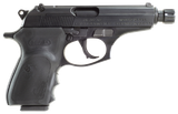 Bersa T380M8X Thunder  Micro-Compact Frame 380 ACP 8+1 3.50" Black Steel Threaded Barrel, Matte Black Steel Serrated Slide, Matte Black Aluminum Frame, Black Rubber Grip, Right Hand