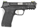 Smith & Wesson 12718 Performance Center M&P Shield EZ M2.0 380 ACP 3.80" 8+1 Matte Black Black Armornite Stainless Steel Slide Black Polymer Grip Silver Colored Accents