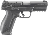 Ruger 8638 American  Duty Frame 9mm Luger 10+1 4.20" Stainless Steel Barrel, Black Nitride Serrated Stainless Steel Slide, Black Polymer Frame w/Picatinny Rail, Textured Wraparound Grip, Right Hand