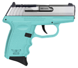 SCCY Industries CPX3TTSBRDRG3 CPX-3 RD 380 ACP 10+1 2.96" SCCY Blue Polymer/Serrated Stainless Steel Slide/Finger Grooved SCCY Blue Polymer Grip