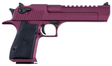 Magnum Research DE44BKC Desert Eagle Black Cherry 44 Mag 7+1 6" Black Barrel, Metallic Black  Cherry Cerakote Serrated Slide, Aluminum Frame w/Picatinny Rail & Beavertail Black Rubber Grips