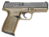 Smith & Wesson 11998 SD9  Compact Frame 9mm Luger 16+1, 4" Black Armornite Stainless Steel Barrel & Serrated Slide, Flat Dark Earth Polymer Frame w/Picatinny Rail, FDE Textured Grip, No Safety