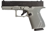 Great Lakes Firearms GL19SRK Striker  9mm 15+1 4" Front/Rear Serrations Cerakote Bull Shark Gray