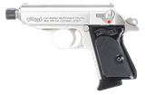 Walther Arms 4796060 PPK  32 ACP 6+1 3.30" Stainless Steel Threaded Barrel, Stainless Serrated Steel Slide, Stainless Steel Frame w/Beavertail, Textured Polymer Grip