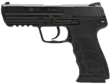 HK 81001114 HK45 V7 LEM .45 ACP DAO 10+1 4.46" Black Polygonal Rifled Barrel, Black Cerakote Serrated Steel Slide, Black Polymer Frame w/Picatinny Rail, Ambidextrous