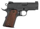 EAA GIRSAN 390038 MC1911 SC  Compact 9mm Luger 9+1, 3.40" Black Steel Barrel, Blued Optic Ready/Serrated Slide, Black Aluminum Frame w/Beavertail, Laminate Grips Ambidextrous