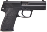 HK 81000313 USP V7 LEM 9mm Luger 10+1 4.25" Black Stainless Steel Barrel, Black Serrated Steel Slide, Black Polymer Frame, Black Polymer Grip Ambidextrous