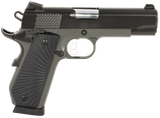 SDS Imports 10100106 1911 Stingray Carry 9mm Luger 9+1 4.25" Stainless Steel Barrel, Black Cerakote Serrated Steel Slide, Black Cerakote Aluminum Bobtail Frame, Black Sunburst G10 Grips