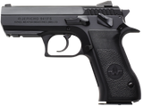 IWI US J941F910ORP Jericho 941 Full Size Frame 9mm Luger 10+1 4.40" Black Chrome Lined Steel Barrel, Black Serrated Steel Slide & Frame w/Beavertail & Picatinny Rail, Black Textured Grips