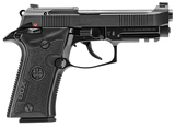 Beretta USA J80XBLK13 80X Cheetah 380 ACP 13+1 3.90" Black Optic Ready/Serrated Slide, Black Anodized Aluminum Frame w/Picatinny Rail & Beavertail