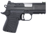 Wilson Combat SFX8SCR3 SFX9 Sub-Compact 9mm Luger 10+1 15+1 3.25" Stainless Steel Barrel, Black DLC Serrated Stainless Steel Slide, Black Aluminum Frame w/Beavertail & Picatinny Rail, Black G10 Grip