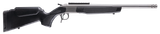 CVA CR4442S Scout Takedown 45-70 Gov 1rd 22" Stainless Fluted Threaded Barrel, Stainless Steel Receiver w/Picatinny Rail, Adj Comb & LOP Black Synthetic Stock