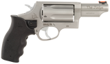 Taurus 2-441039TVL Judge w/Laser Compact 45 Colt (Long Colt)/410 Bore 2.50" Chamber 5rd 3" Stainless Steel Barrel, Cylinder & Stainless Steel Frame, Viridian Laser, Transfer Bar Safety