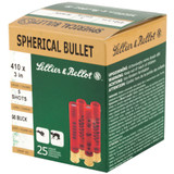 S&B 410GA 3" 00 BUCKSHOT 5PEL 25/500