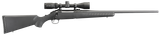 Ruger 16932 American  Full Size 270 Win 4+1 22" Matte Black Steel Barrel, Matte Black  Alloy Steel Receiver w/Picatinny Rail, Black Fixed Synthetic Stock, Vortex Crossfire II 3-9x40mm
