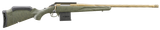 Ruger 46941 American Predator Gen II 6mm ARC 10+1 22" Burnt Bronze Cerakote Threaded Barrel, Picatinny Rail Steel Receiver, Green Splatter Adjustable Synthetic Stock
