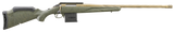 Ruger 46941 American Predator Gen II 6mm ARC 10+1 22" Burnt Bronze Cerakote Threaded Barrel, Picatinny Rail Steel Receiver, Green Splatter Adjustable Synthetic Stock