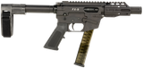 FREEDOM ORDNANCE FX9P4SBM FX-9  9mm Luger 31+1 4" Black Nitride Steel Barrel, M-LOK Handguards, Black Anodized Aluminum Picatinny Rail Receiver, Black SB Mini Brace, AR15 Grip