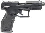 Taurus 1-2TX22P341-15 TX22 T.O.R.O. 22 LR 15+1 4.10" Matte Black Steel Barrel, Black Hard Coat Anodized Optic Ready/Serrated Slide, Black Polymer Frame w/Picatinny Rail, Textured Grip