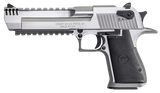 Magnum Research DE357SRMB Desert Eagle Mark XIX 357 Mag 9+1 6" Stainless Steel Barrel, Stainless Steel Serrated Slide, Stainless Steel Frame w/Beavertail & Picatinny Rail, Weaver Top Mount