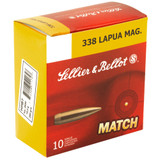 S&B 338LAPUA 250GR SIERRA HPBT 10/BX