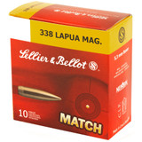 S&B 338LAPUA 250GR SIERRA HPBT 10/BX