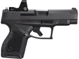 Taurus 1GX4XLP94110R GX4XL T.O.R.O. Micro-Compact Frame 9mm Luger 10+1 3.70" Black DLC Steel Barrel, Black Gas Nitride Optic Cut/Serrated Alloy Steel Slide, Black Polymer Frame & Grip, Right Hand