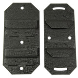 SKULL HOOKER LRG SHLDR FLUSH MNT BLK