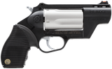 Taurus 2441029TCPLY Judge Public Defender 45 Colt (LC) Caliber or 2.50" 410 Gauge 5 Shot 2.50" Black Finish Barrel, Matte Stainless Finish Cylinder, Black Finish Polymer Frame & Black Ribber Grip