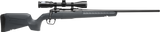 Savage Arms 32233 Axis 2 XP Combo Compact 308 Win 4+1 20" Matte Black Heavy Sporter Barrel & Drilled & Tapped Carbon Steel Receiver, Fixed Matte Gray Synthetic Stock, Right Hand, Boresighted 3-9x40mm